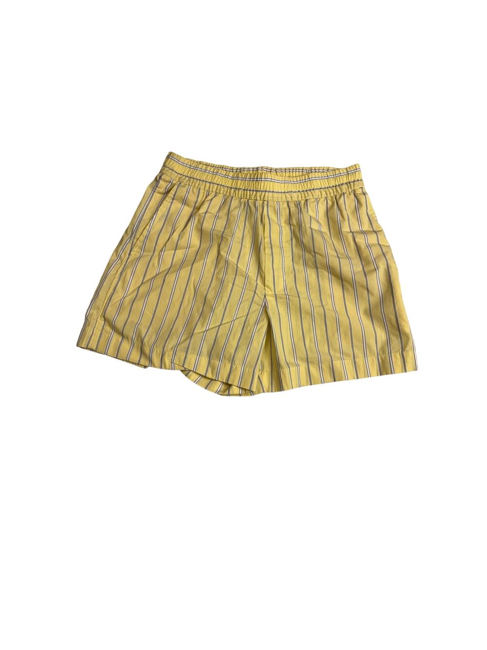 Gap yellow striped walking sports shorts leisure summer wear poolside beach szXS